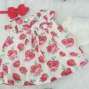 Janie and Jack baby girl dress 6-12m